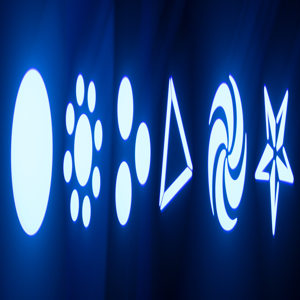(4) Stealth Spot 60W LED DMX Moving Head Spot Lights