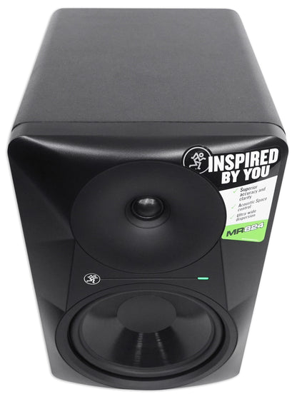 Mackie MR824 8” 85 Watt Powered Active Studio Monitor Class A/B Bi-Amped Speaker