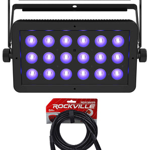 Chauvet DJ LED Shadow 2 ILS Black Light w/Eye Candy Effects D-Fi USB+DMX Cable