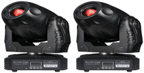 (2) Stealth Spot 60W LED DMX Moving Head Spot Lights