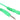Rockville RCTR103G 3' 1/4'' TRS to 1/4'' TRS Balanced Cable, Green, 100% Copper