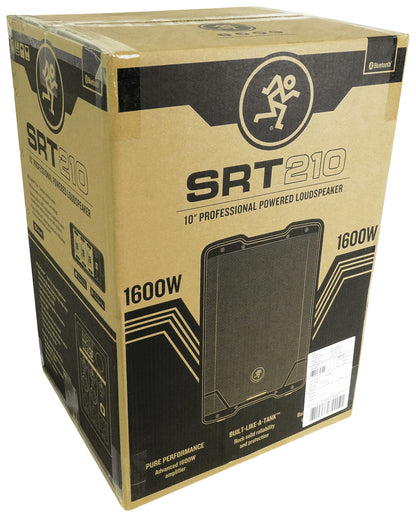 SRT210 10" 1600 Watt Powered Active DJ PA Speaker With Bluetooth & Microphone