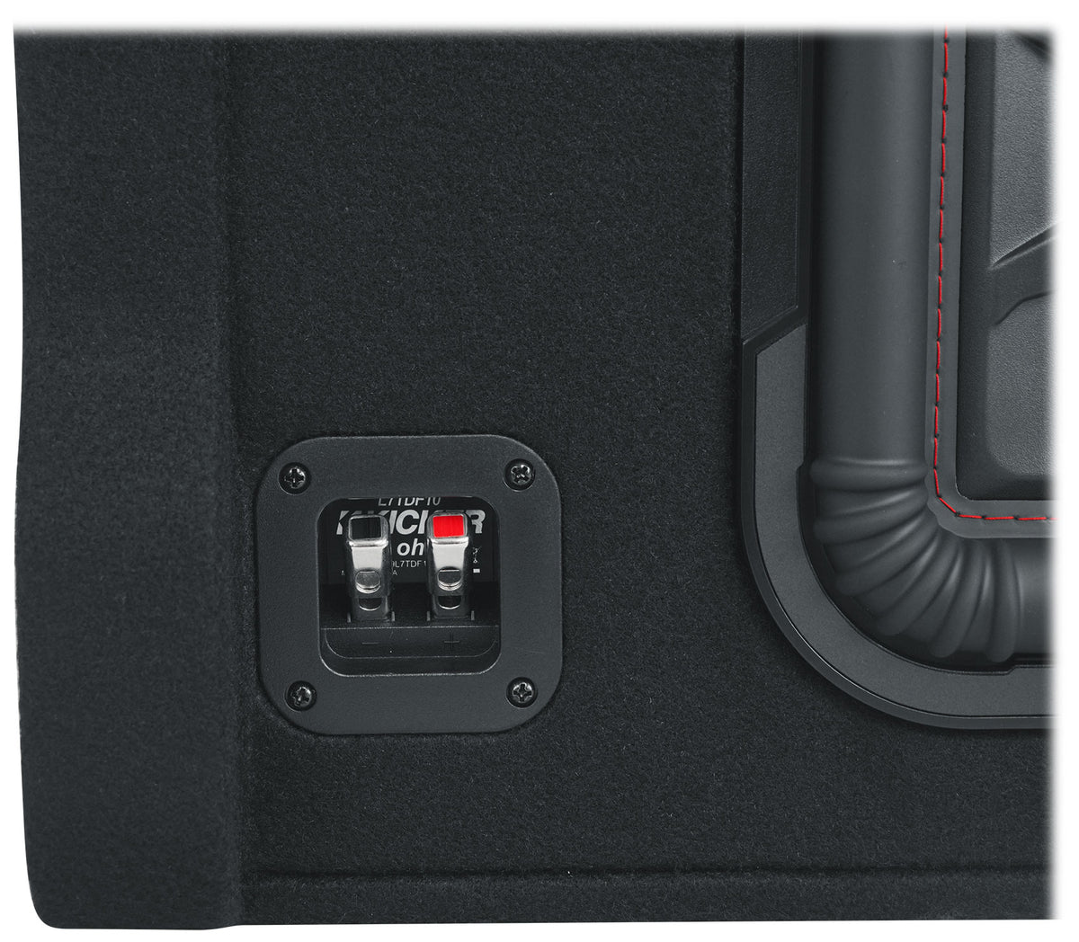 Kicker 49L7TDF102 L7TDF 10" L7T Subwoofer+Shallow Sub Enclosure Box L7TDF102
