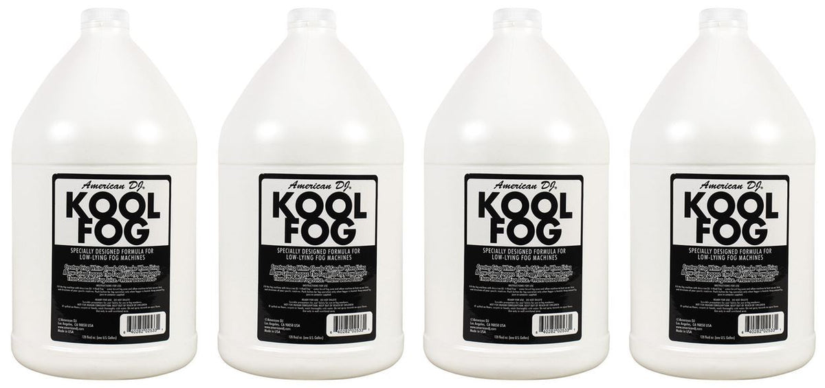 (4) Kool Fog 1 Gallon Fog/Mist Fluid for Mister Kool