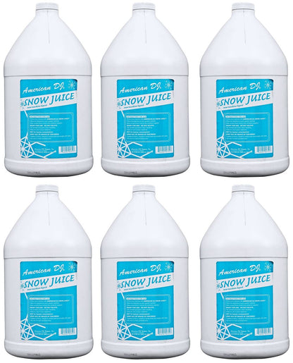 (6) Snow Gal Gallon of Snow Fluid for Snow Flurry Machine