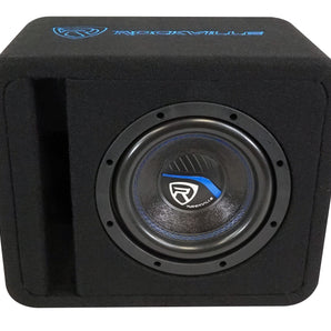 Rockville VS8K54 8" K5 800w Subwoofer+Vented Sub Enclosure+Power Acoustik Amp