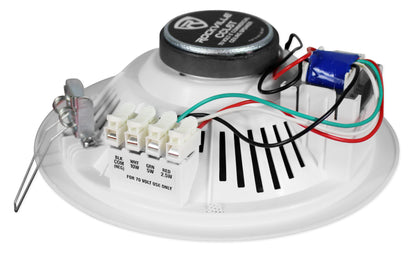 CSA 140Z Commercial 70V Amplifier + (4) 6" White Ceiling Speakers