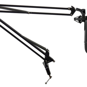 Yeti Blackout Studio Podcasting Podcast Recording Microphone+Mic Boom Arm