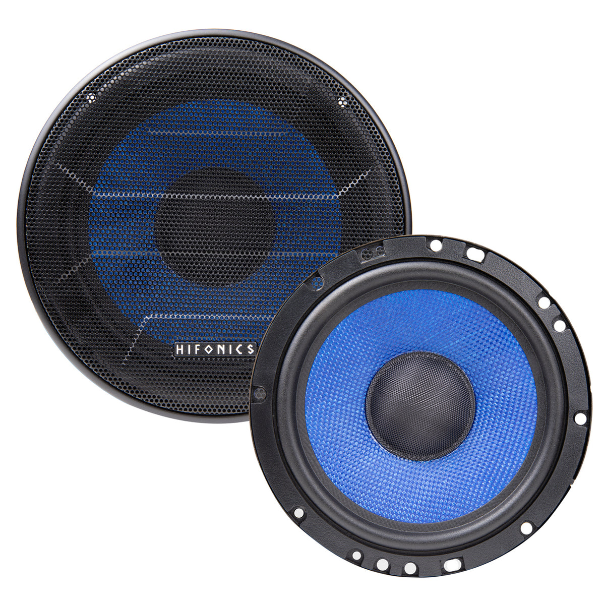 Pair Hifonics HCC65C 6.5" 150w Component Car Audio Speakers w/Aluminum Tweeters