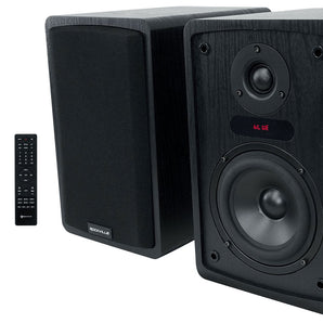 Rockville ELITE-5B 5.25" Bookshelf Speakers Bluetooth/Optical+JBL Wireless Mics