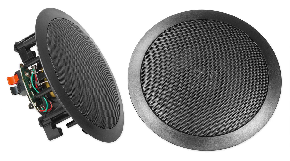 DV4000 4000W Home Theater DVD Receiver w/(4) 6.5" Black Ceiling Speakers