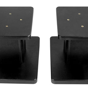 2 Rockville RHT8B Computer/Bookshelf Desktop Speaker/Studio Monitor Stands Black