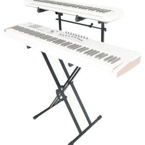 Rockville RKS42X 2-Tier X-Stand Keyboard or DJ Stand w Quick Release Mechanism!