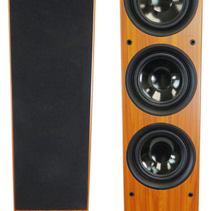 (2) Rockville RockTower 68C Classic Home Audio Tower Speakers Passive 8 Ohm