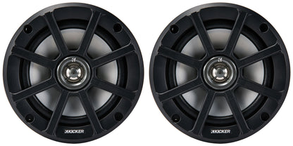 Pair KICKER 51PSC652 6.5" 120 Watt Speakers For Motorcycle/ATV/UTV 2-Ohm PSC65