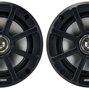 Pair KICKER 51PSC652 6.5" 120 Watt Speakers For Motorcycle/ATV/UTV 2-Ohm PSC65