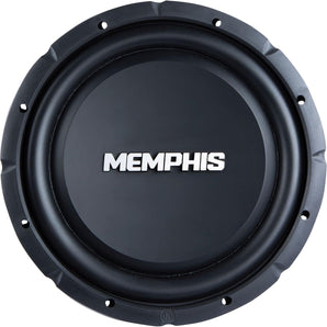 Memphis Audio SRXS1240 12" 500w Shallow Car Subwoofer+Sealed Box+Amplifier+Wires