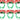 10 Rockville RCTR106G Green 6' 1/4'' TRS to 1/4'' TRS  Cable 100% Copper