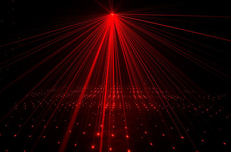 Eliminator Lighting ADJ Micro Galaxian Three Green/Red Laser Beam Light+Remote