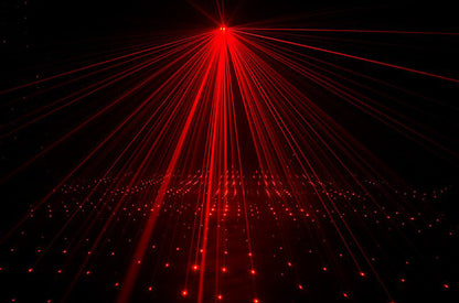 Eliminator Lighting ADJ Micro Galaxian Three Green/Red Laser Beam Light+Remote