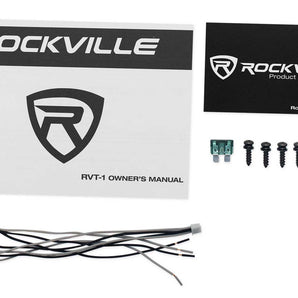 Rockville RVT-1 1000 Watt 2 Channel Car Stereo Amplifier+Memphis Audio Amp Kit