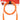 Rockville RCTR106O 6' 1/4'' TRS to 1/4'' TRS Cable, Orange, 100% Copper