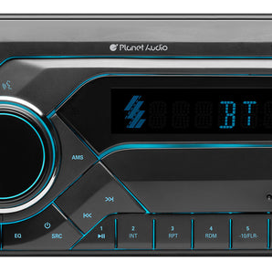 Planet Audio PM40RGB 2-Din Digital Media Car Stereo Receiver w/Bluetooth/USB/AUX