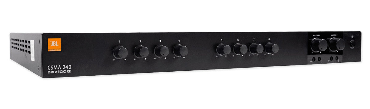 CSMA240 2 x 40W Amplifier + (Qty 8) Drop Ceiling Tile Speaker Package
