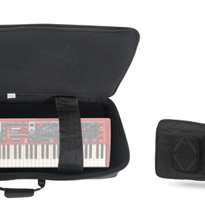 Rockville Padded Rigid Durable Keyboard Gig Bag Case For NORD STAGE 73