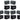 (6) Rockville HP65S-8 Black Outdoor Speakers+Waterproof Covers For Restaurant/Bar/Cafe