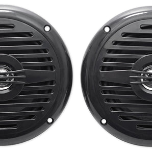 Pair of Rockville MS525B 5.25" 400 Watt Waterproof Marine Boat Speakers 2-Way Black