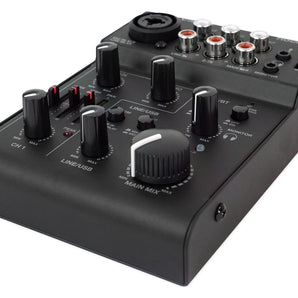 Rockville RockMix 5 USB Computer Recording Interface Mixer w/Bluetooth, Echo, EQ