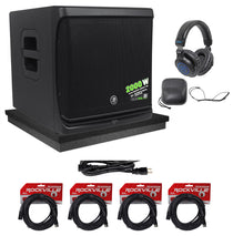 DLM12S 2000W 12" Powered Subwoofer & (4) 20' XLR Cables
