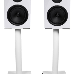 Pair Rockville APM6W 6.5" 350W Powered USB Studio Monitor Speakers+21" Stands