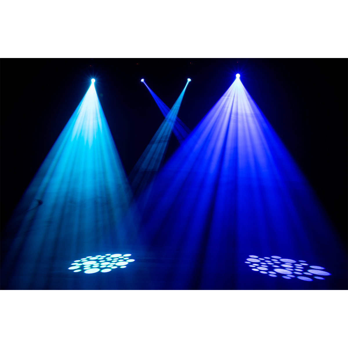 (2) Stinger Spot 30 White LED DMX Moving Head Lights