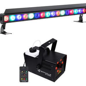 American DJ ElectraPix Bar 16 Wireless DMX RGBAL+UV IP65 Wash Light Bar+Fogger