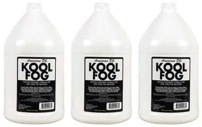 (3) Kool Fog 1 Gallon Fog/Mist Fluid for Mister Kool