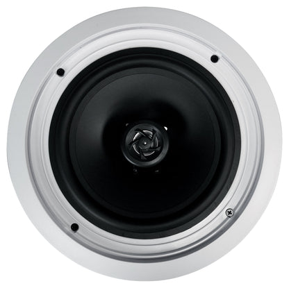 Rock Zone 8 Channel Multi Room Receiver+(32) 8" White Ceiling Speakers