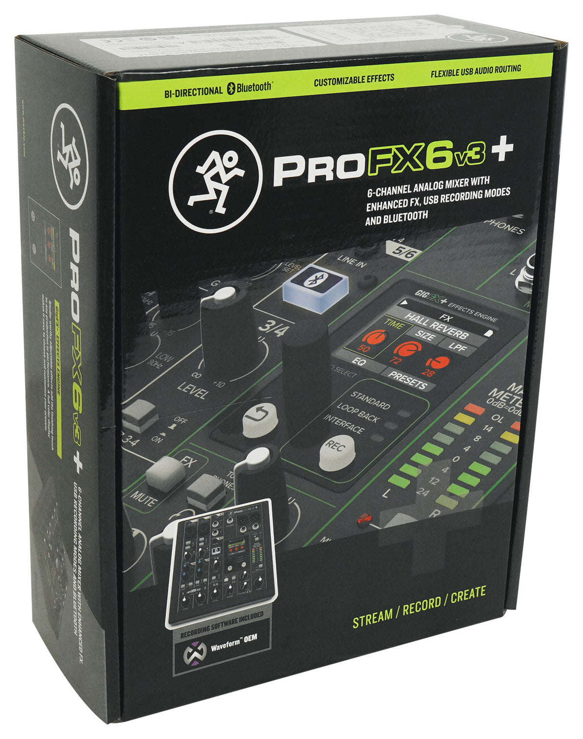 2-Person Podcast Recording Kit w/Mackie ProFX6v3+ Mixer + Desk Stands
