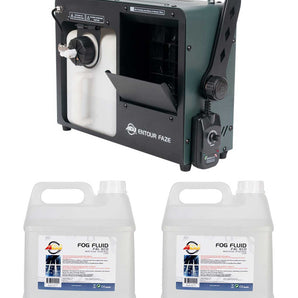 American DJ ADJ Entour Faze Water Based Haze Machine Hazer+Remote+2 Gal Fluid