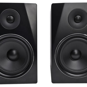 Rockville APM8B 8" 2-Way 500W Active/Powered USB Studio Monitor Speakers Pair