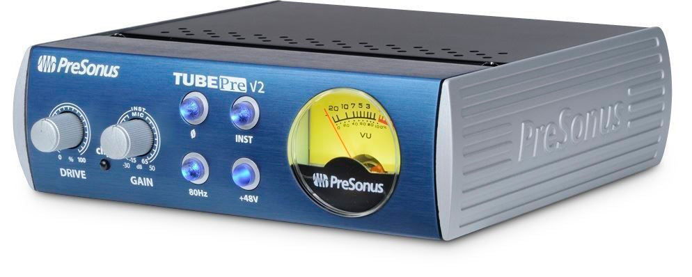 Presonus TubePre V2 Vacuum Tube Preamp + DI Direct Box, For Recording/Live Sound