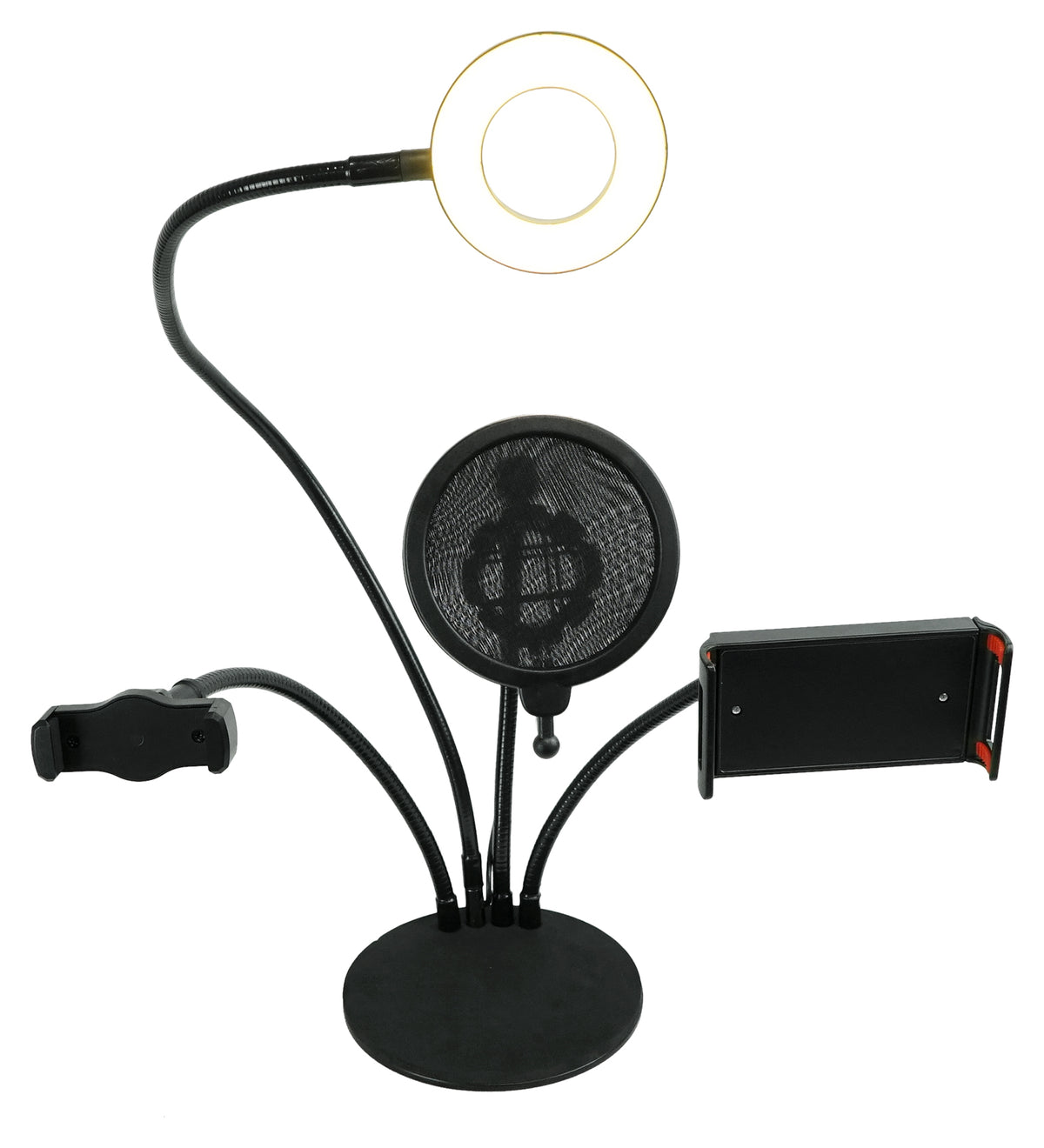 LiveShow4LTM Zoom Stream Broadcast Podcast Mic + Phone + Tablet Stand