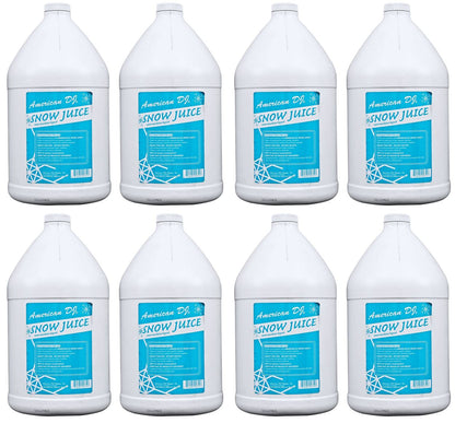 (8) Snow Gal Gallon of Snow Fluid for Snow Flurry Machine