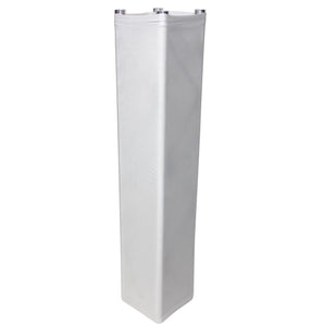 ProX XTC-SQ492TS-W White 4.92' 1.50M Lycra Cover Scrim Sleeve Fits 12" Box Truss