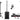 DJ Package 2) 10" Imperio SUB210 Active DJ PA Subwoofers+Stands+Headphones+Mics