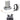 Samson AirLine Micro UHF Wireless Earset Microphone Mic+TRuRock Wireless Earbuds