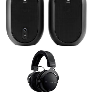 Beyerdynamic DT 1770 Pro 250 Ohm Studio Recording Headphones+Pair JBL Monitors