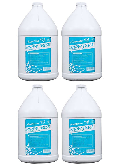 (4) Snow Gal Gallon of Snow Fluid for Snow Flurry Machine