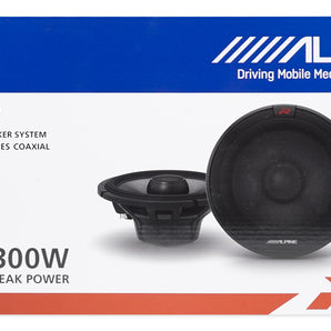 JVC KW-M865BW 6.8" Bluetooth Wireless Car Play Receiver+4 Alpine 6.5" Speakers